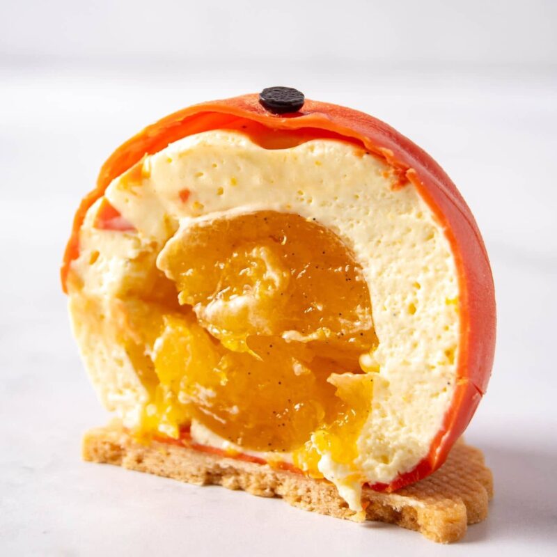 fructe prajituri - portocala cu sofran si vanilie