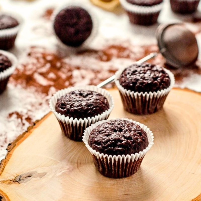 Muffins de post cu ciocolata